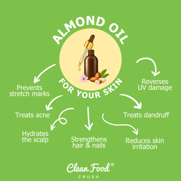 6 Uses and Benefits of Almond Oil Clean Food Crush