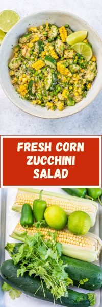 Fresh Corn and Zucchini Salad | Clean Food Crush