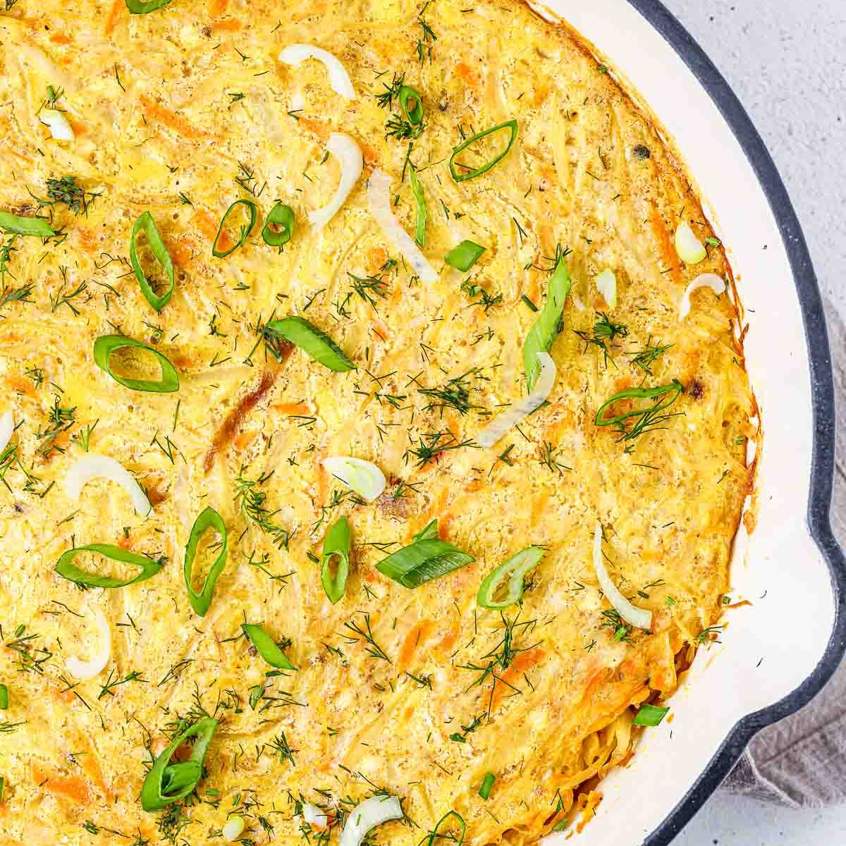 Cabbage and Cheese Frittata-image
