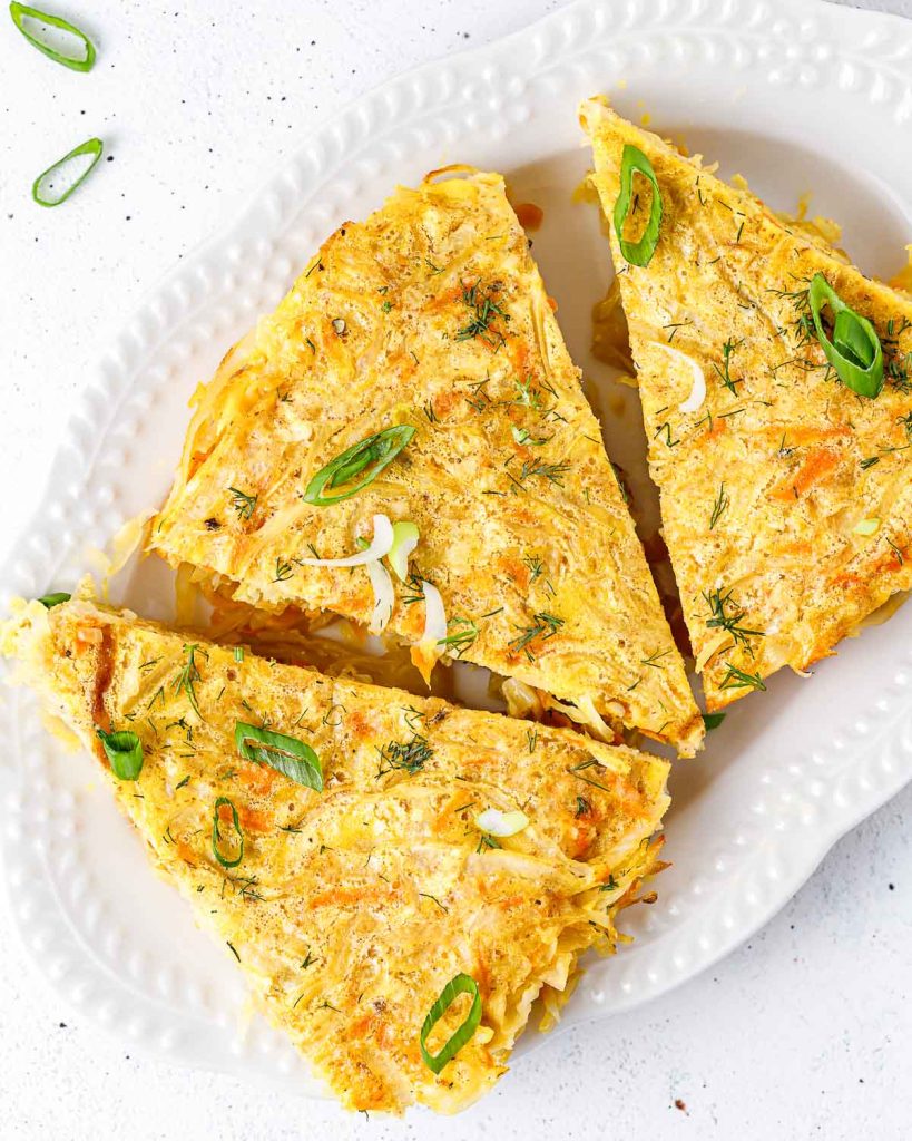 Cabbage and Cheese Frittata | Clean Food Crush