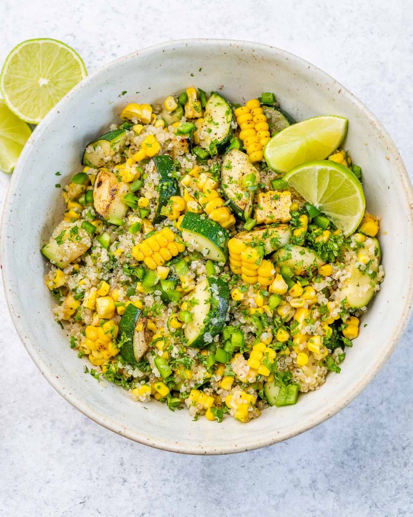 Fresh Corn and Zucchini Salad Clean Food Crush