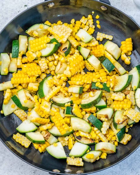 Fresh Corn and Zucchini Salad | Clean Food Crush