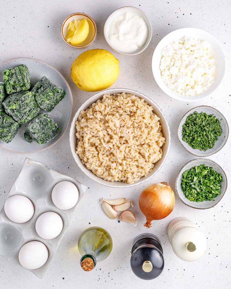 Spinach, Feta, and Rice Casserole Clean Food Crush