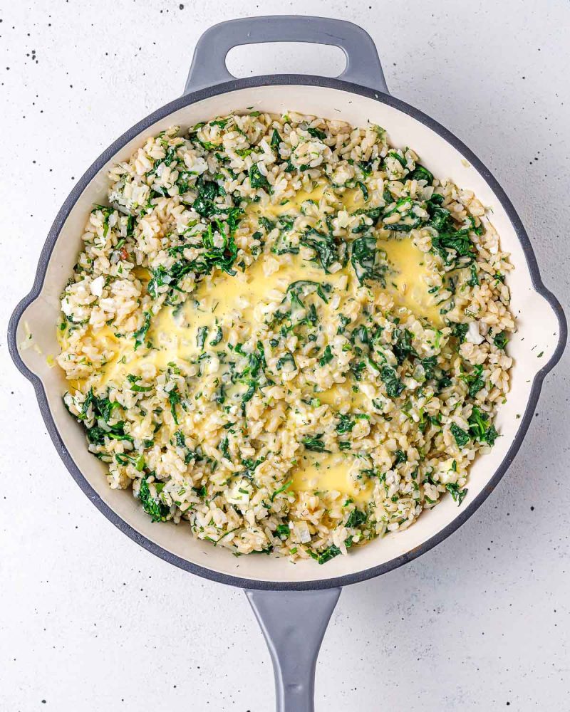 Spinach, Feta, and Rice Casserole Clean Food Crush