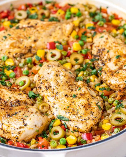 Arroz Con Pollo Skillet | Clean Food Crush