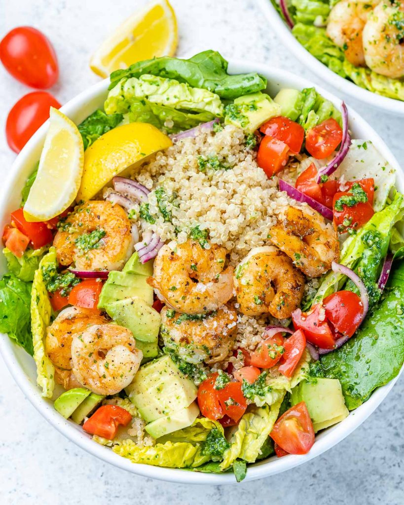 Charred Shrimp Bowls | Clean Food Crush