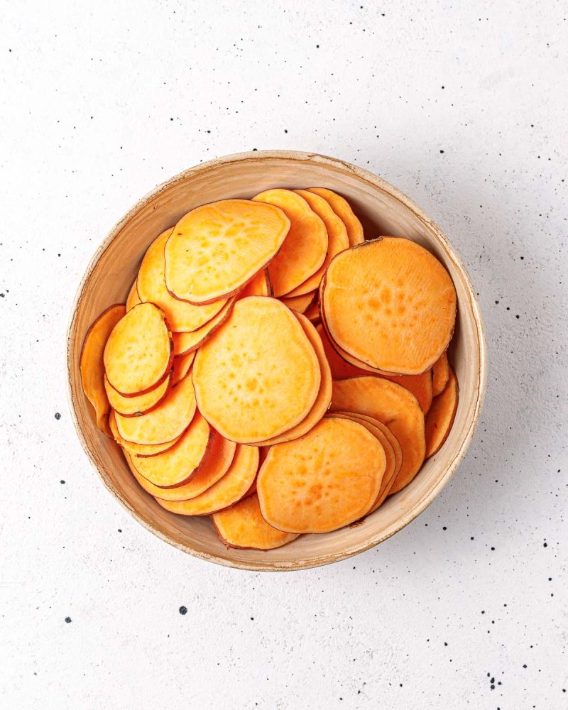 Crispy Crunchy AirFryer Sweet Potato Chips Clean Food Crush