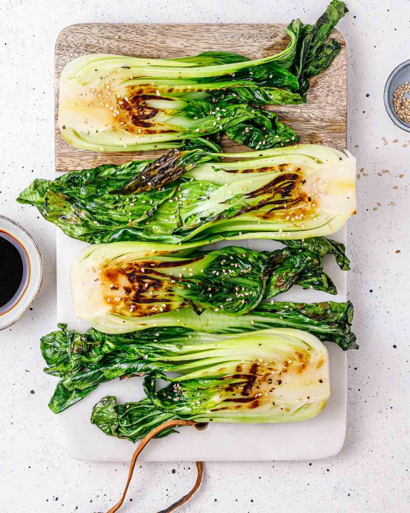 Grilled Bok Choy | Clean Food Crush