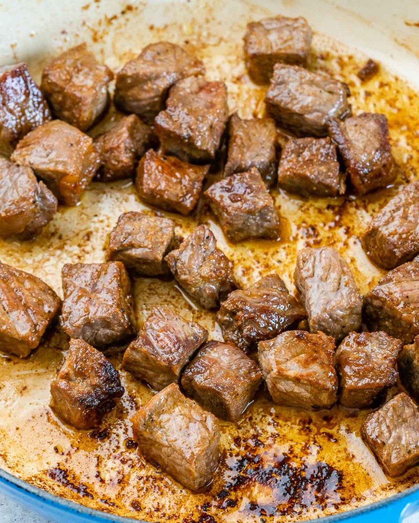 Quick Steak + Shrimp Skillet | Clean Food Crush