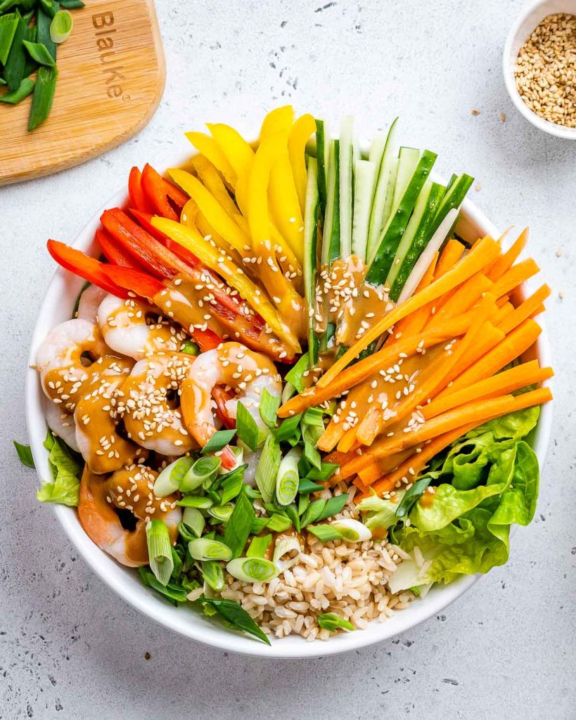 Tangy Spring Roll Bowls | Clean Food Crush