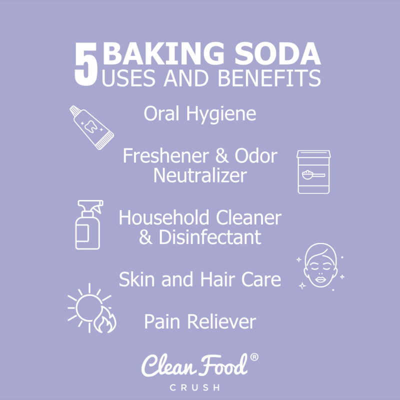 Uses and Benefits of Baking Soda Clean Food Crush
