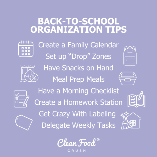 Back-to-School Organization & Destressing Tips | Clean Food Crush