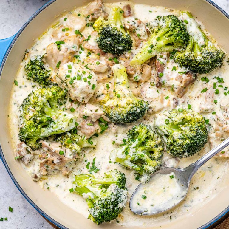 Creamy Ranch Chicken and Broccoli | Clean Food Crush