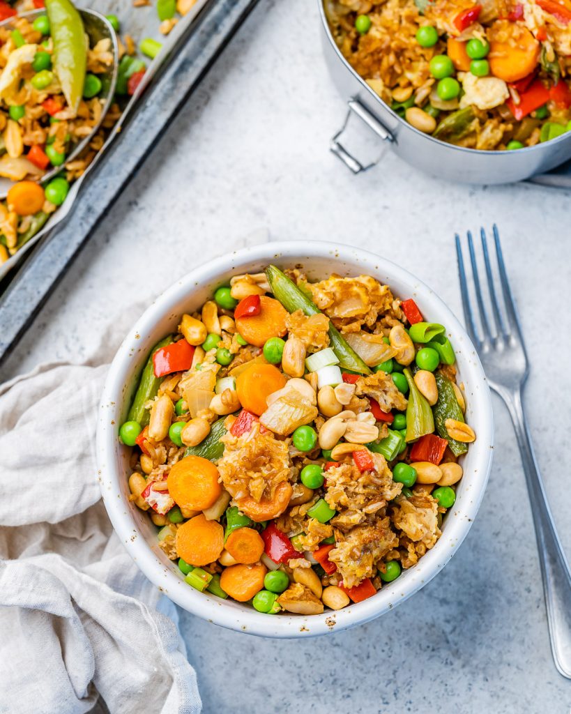 Sheet-Pan “Fried” Rice | Clean Food Crush