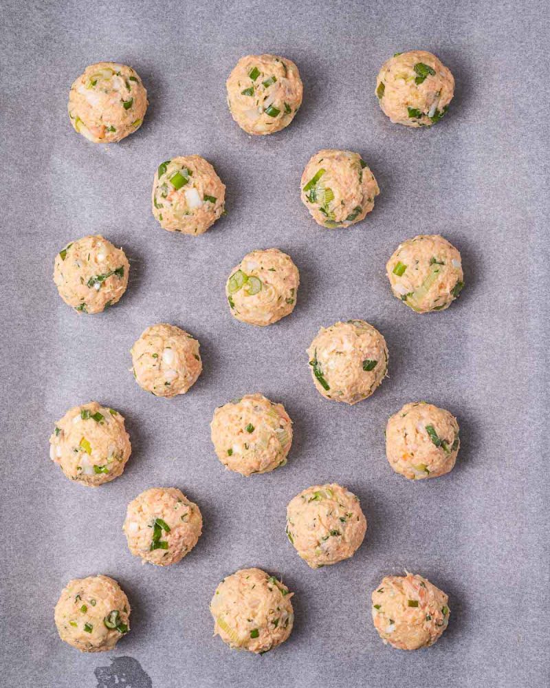 Salmon Balls + Herbed Quinoa for Meal Prep Clean Food Crush