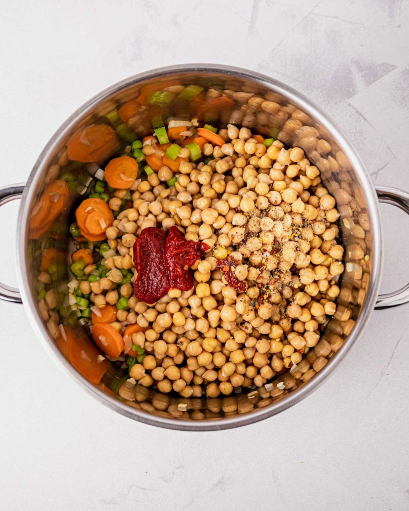 Chickpea Soup with Turkey Meatballs Clean Food Crush