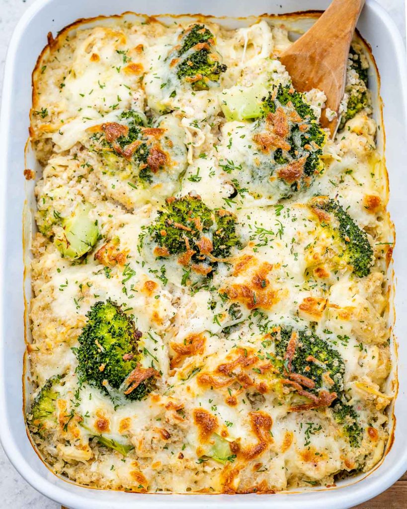 [VIDEO] Creamy Chicken + Broccoli Casserole 🥦 | Clean Food Crush