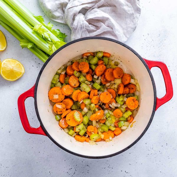 [VIDEO] Lemony Chicken Vegetable Soup 🥕🍋🧅 | Clean Food Crush