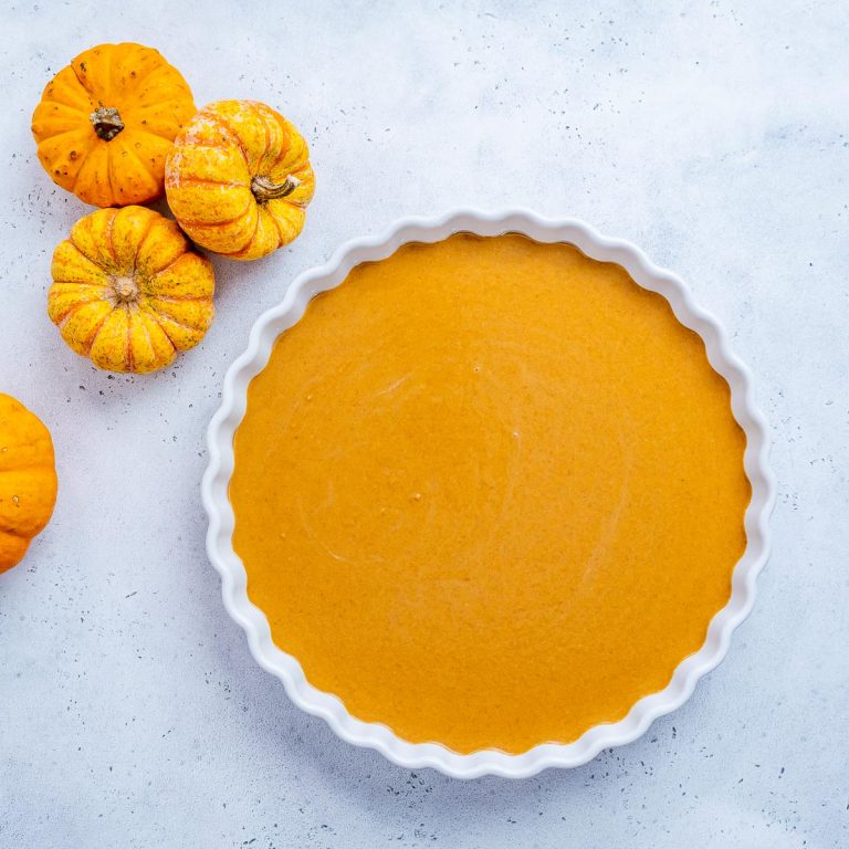 Crustless Pumpkin Pie 🍂🍁🍃 Clean Food Crush