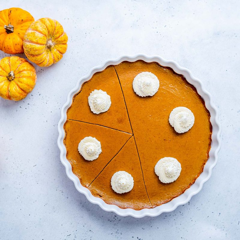 Crustless Pumpkin Pie 🍂🍁🍃 Clean Food Crush
