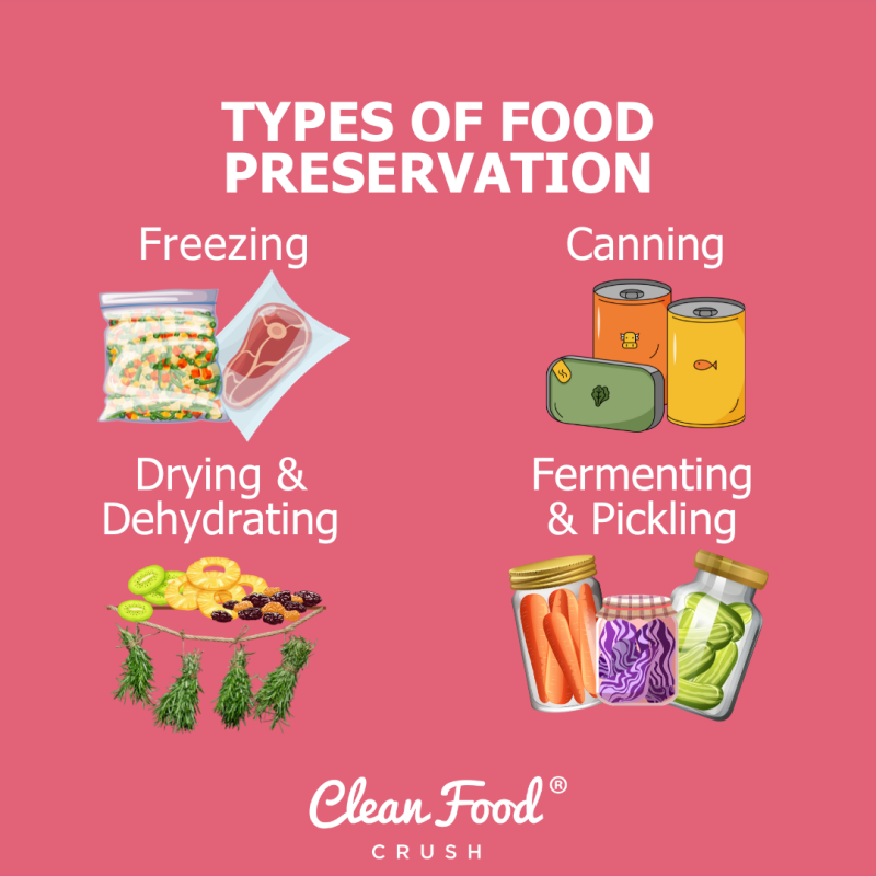 Simple Methods For Food Preservation | Clean Food Crush