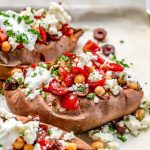 Vegetarian Stuffed Sweet Potatoes.