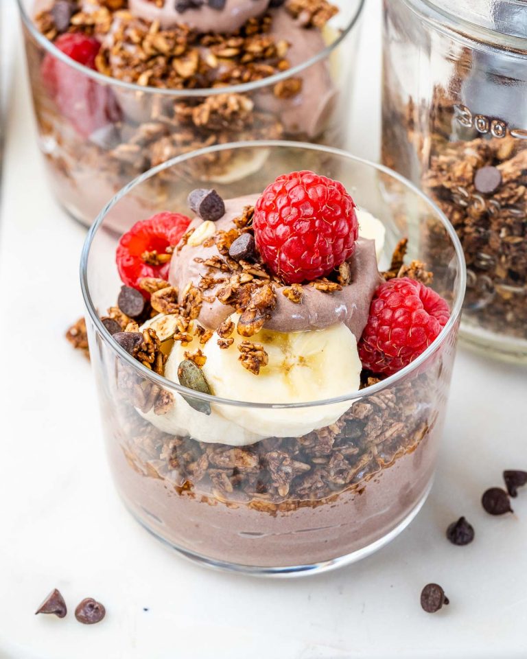 Chocolate Yogurt Parfaits | Clean Food Crush