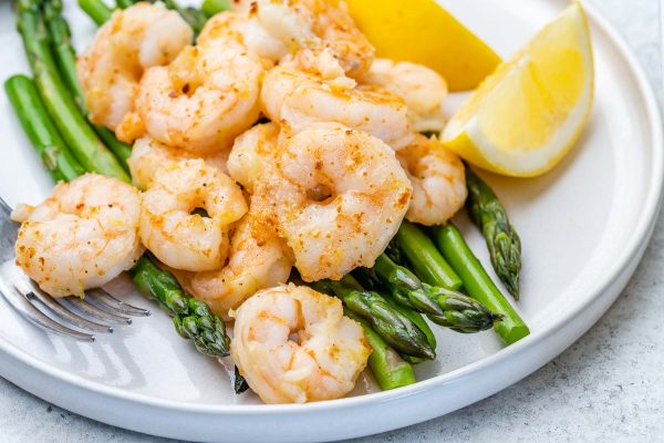 Parmesan Baked Shrimp | Clean Food Crush