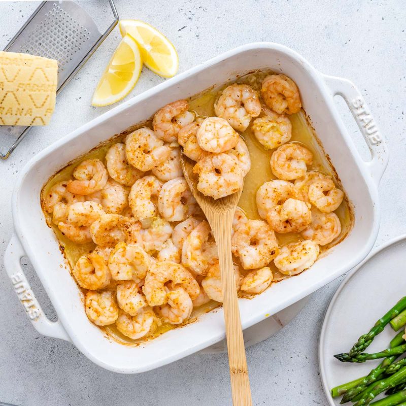 Parmesan Baked Shrimp | Clean Food Crush