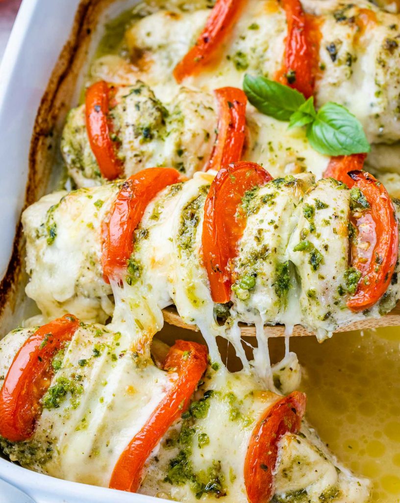  video caprese hasselback chicken clean food crush