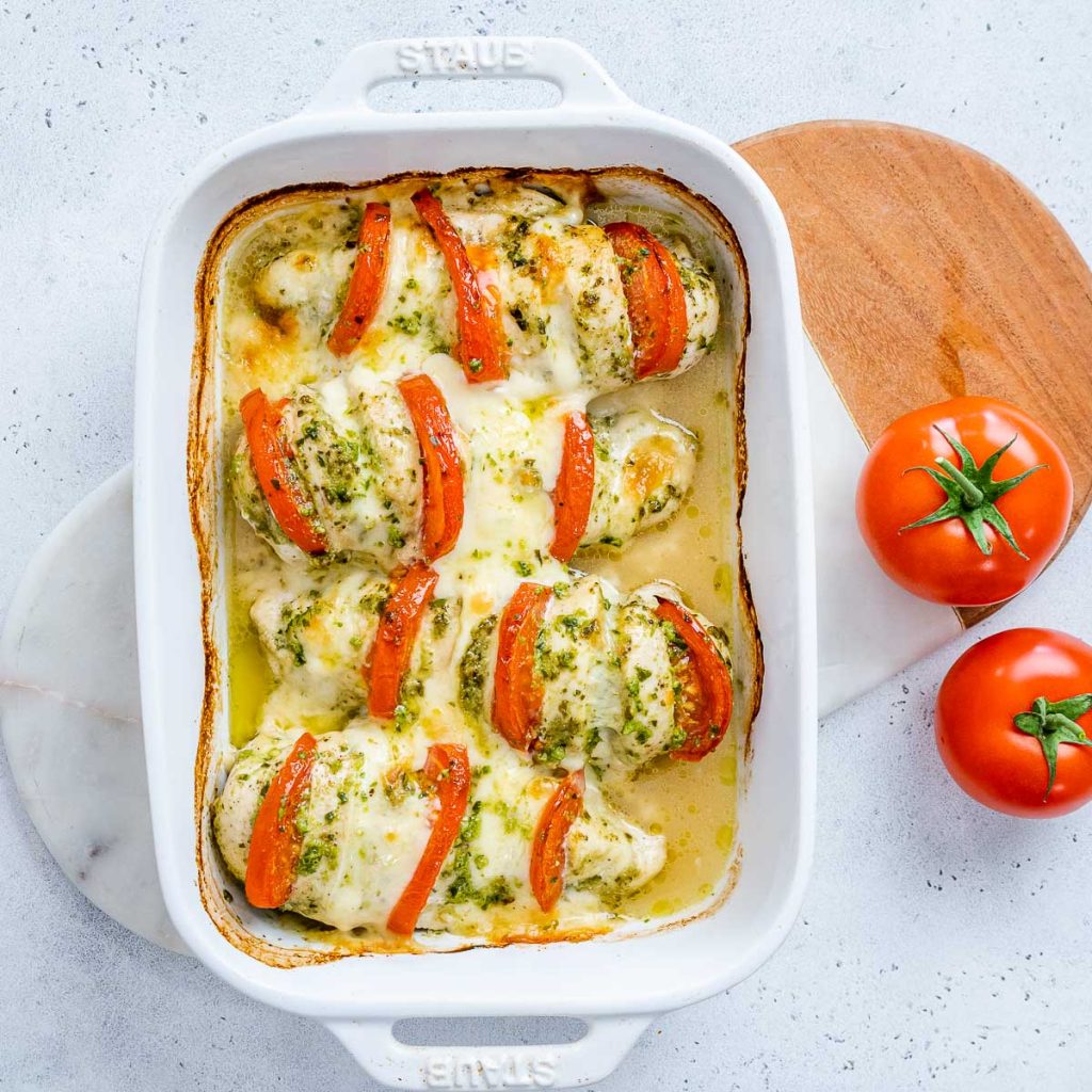  video caprese hasselback chicken clean food crush