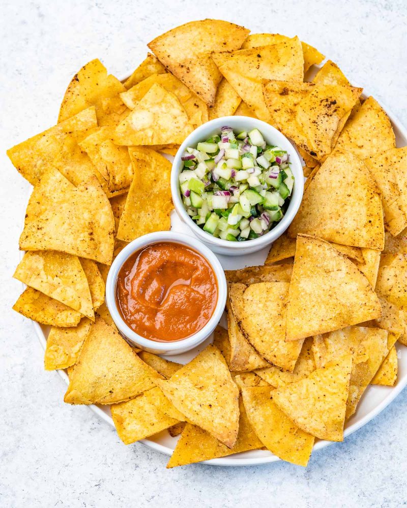 Easy Baked Tortilla Chips | Clean Food Crush