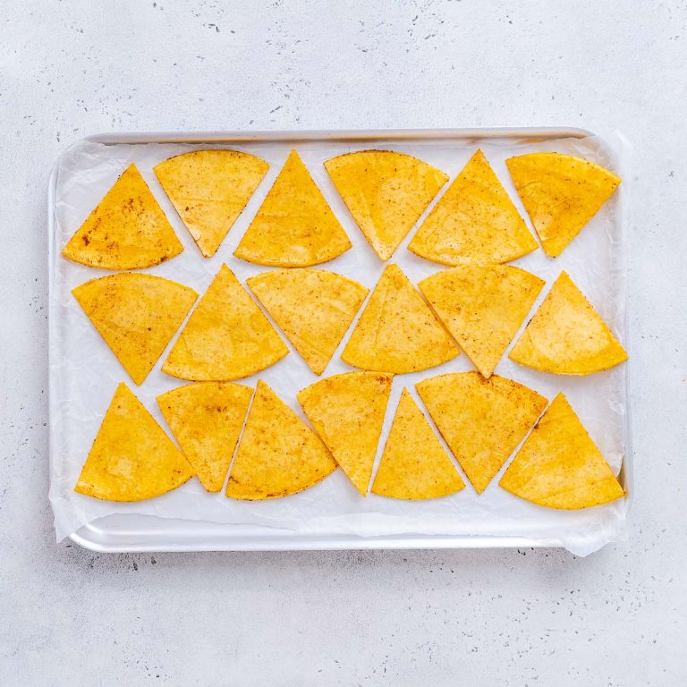 Easy Baked Tortilla Chips Clean Food Crush