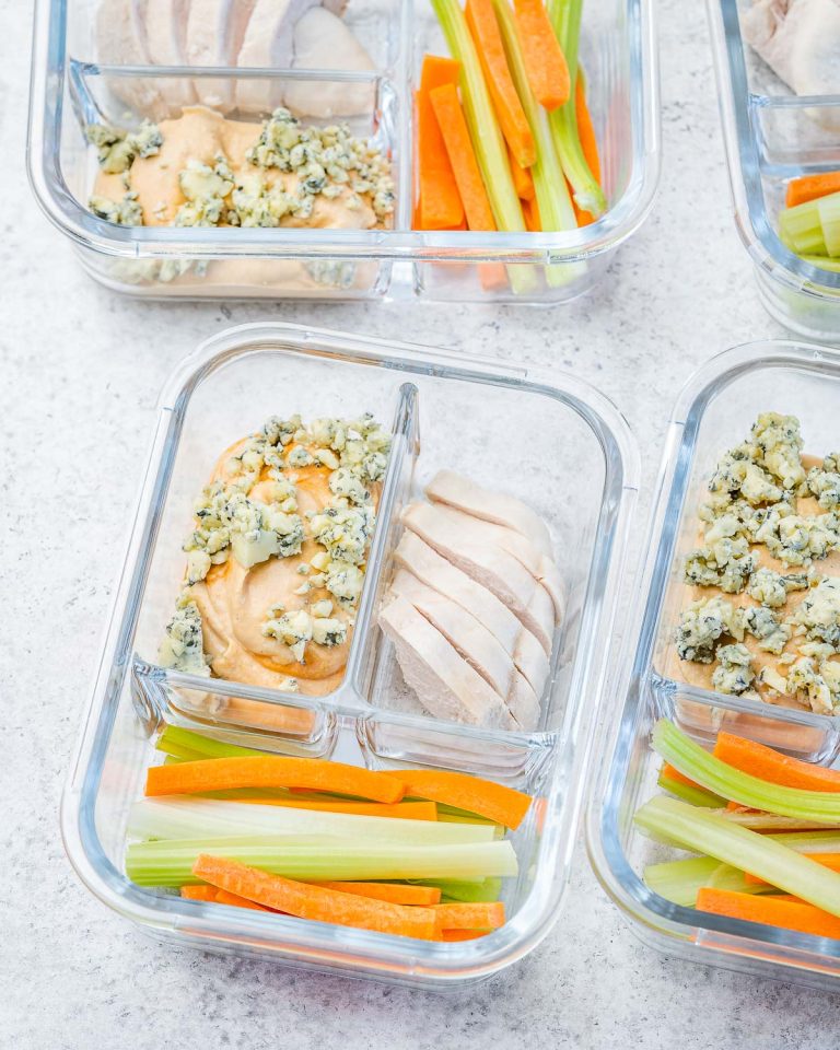 Buffalo Chicken Cold Lunchbox | Clean Food Crush