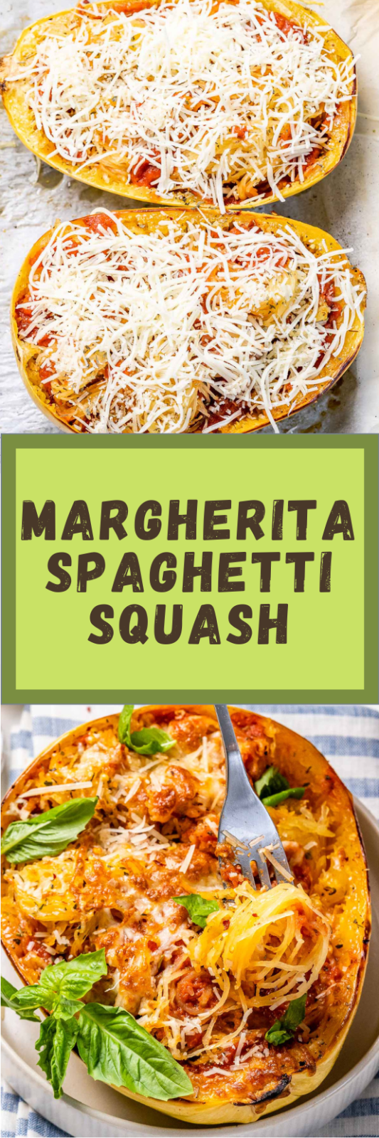 Margherita Spaghetti Squash | Clean Food Crush