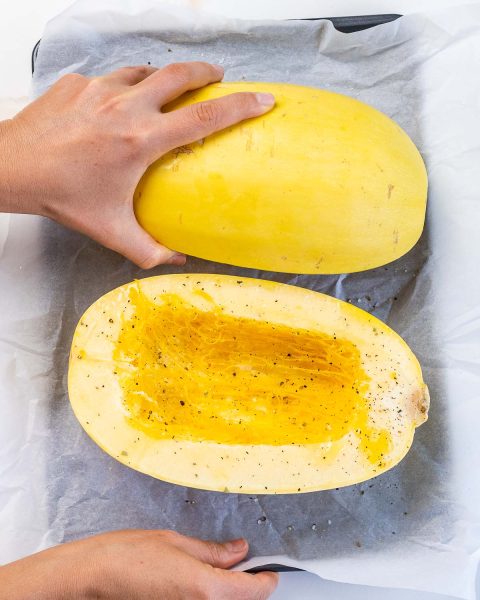 Margherita Spaghetti Squash | Clean Food Crush