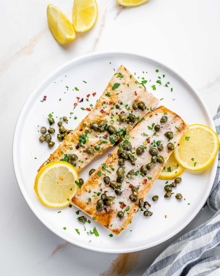 Easy Mahi Mahi in Lemony Garlic Caper Sauce Clean Food Crush