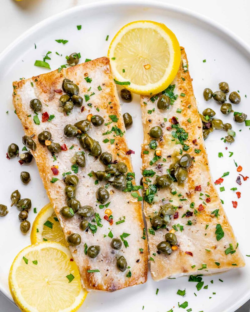 Easy Mahi Mahi in Lemony Garlic Caper Sauce Clean Food Crush
