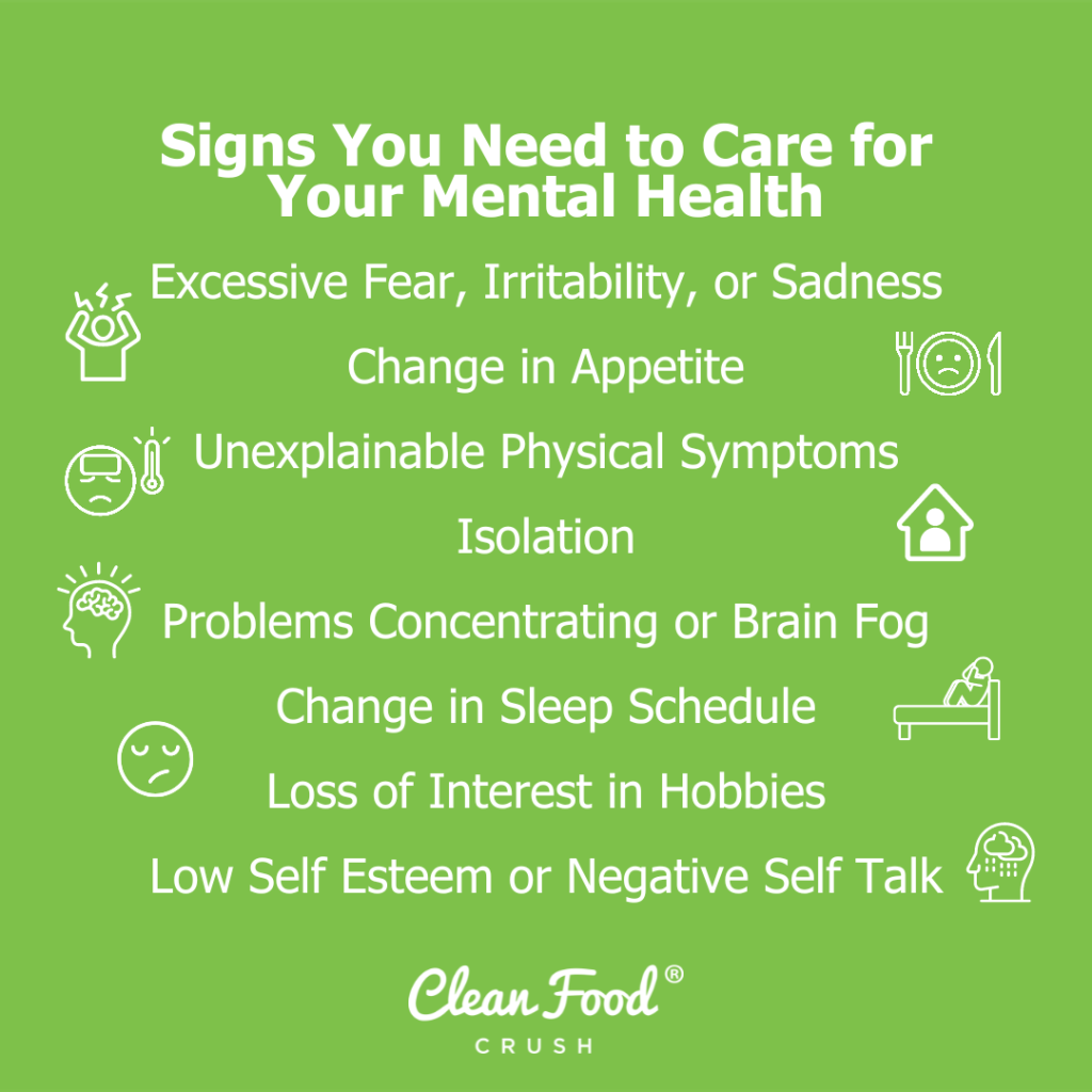 Signs You Need to Care for Your Mental Health | Clean Food Crush