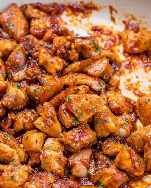 Spicy Sticky Chicken | Clean Food Crush