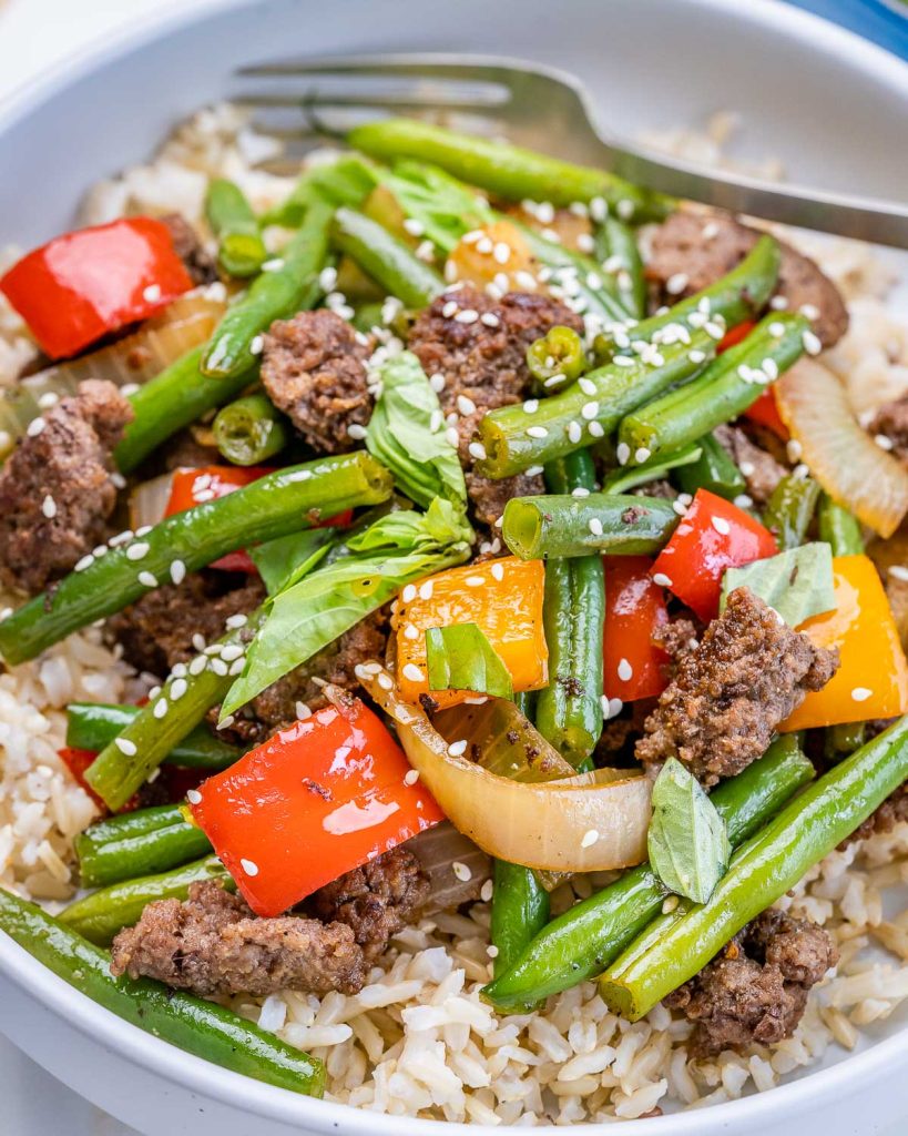 Ground Beef Stir Fry | Clean Food Crush