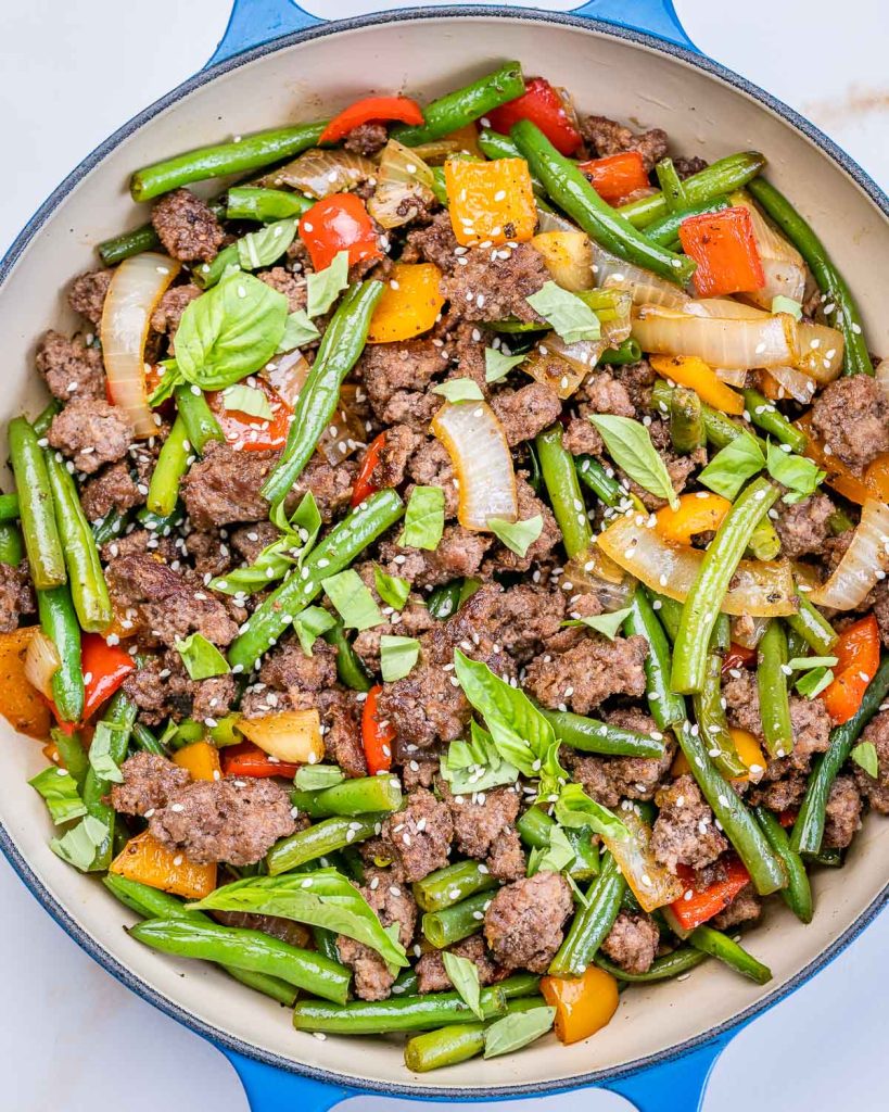 Ground Beef Stir Fry | Clean Food Crush