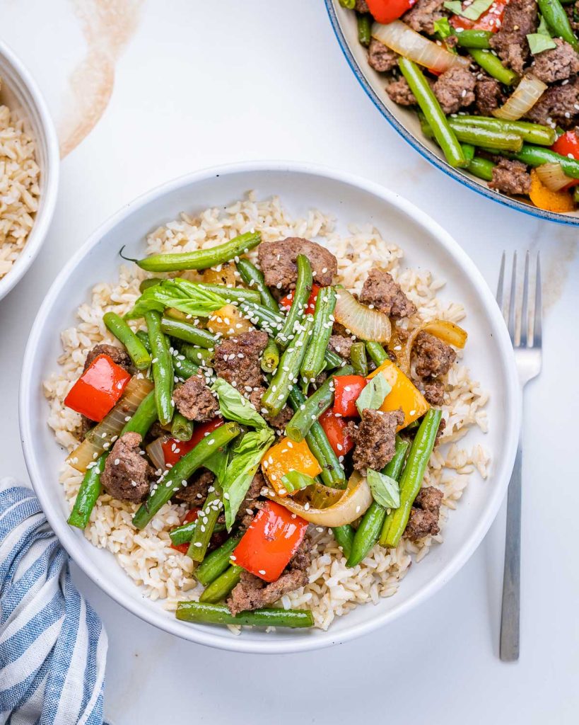 Ground Beef Stir Fry | Clean Food Crush