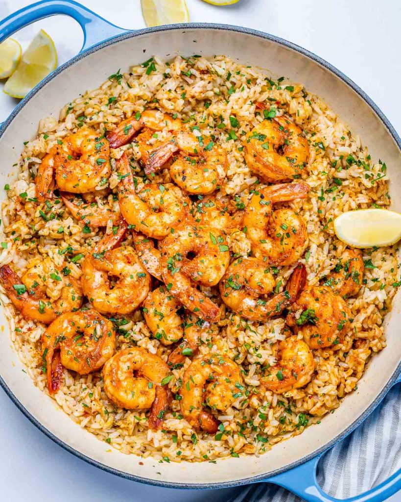 Easy Cajun Shrimp & Rice | Clean Food Crush