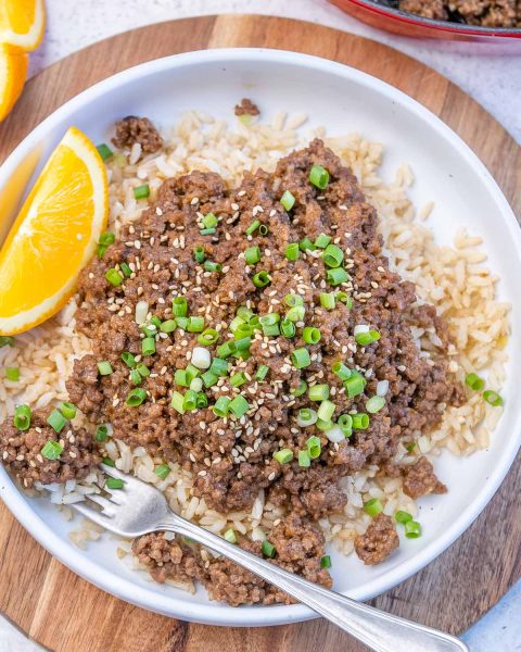 Korean-Inspired Ground Beef Bowls | Clean Food Crush