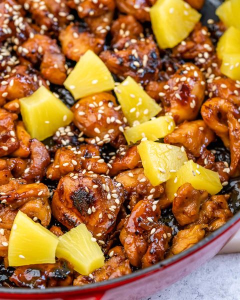 Hawaiian Inspired Teriyaki Chicken 🍍 | Clean Food Crush