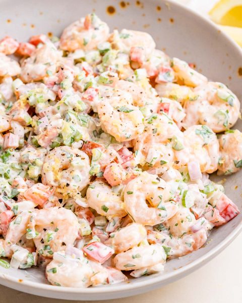 Rachel’s Simple Creamy Shrimp Salad | Clean Food Crush