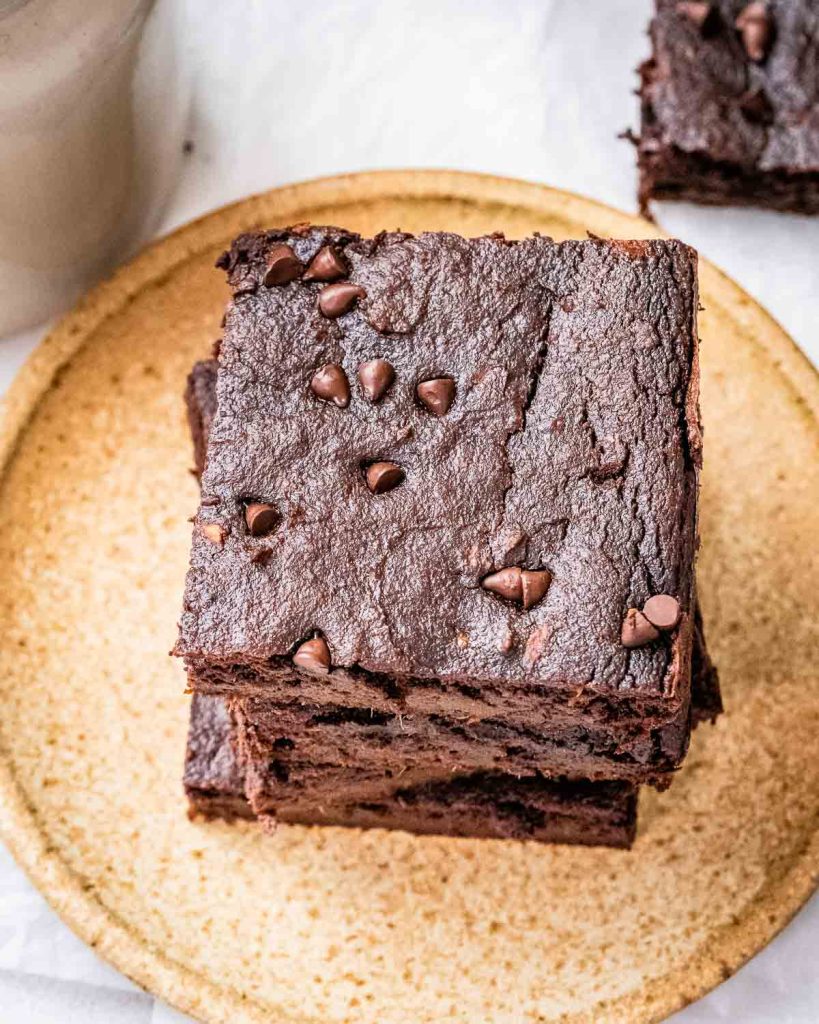 Maple Sweet Potato Brownies 